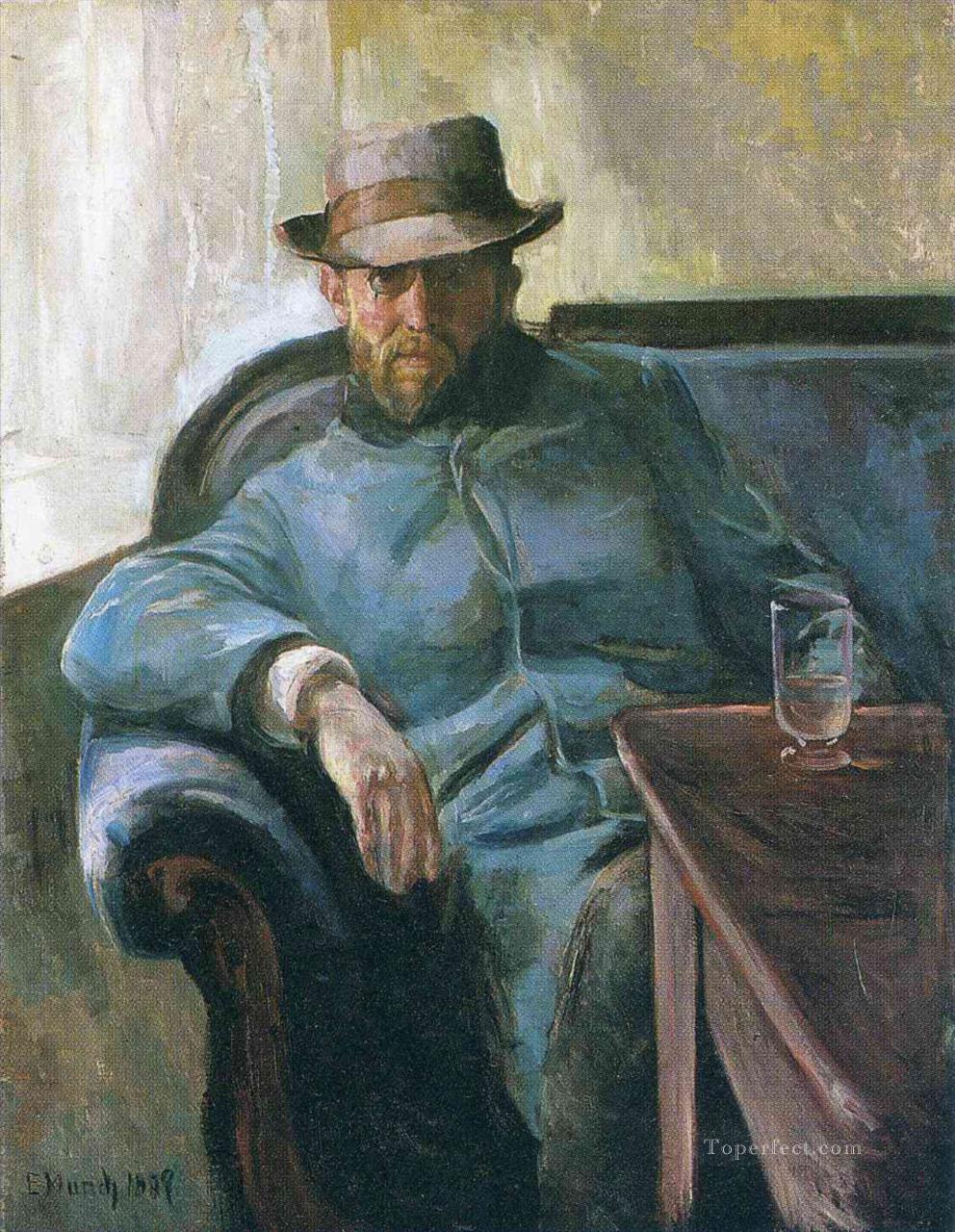 writer hans jaeger 1889 Edvard Munch Oil Paintings